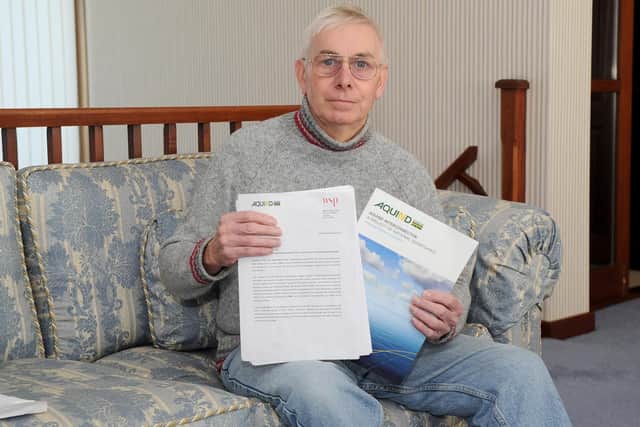 Howard Smith received a letter from Aquind which was asking for details about his home.
Picture: Habibur Rahman