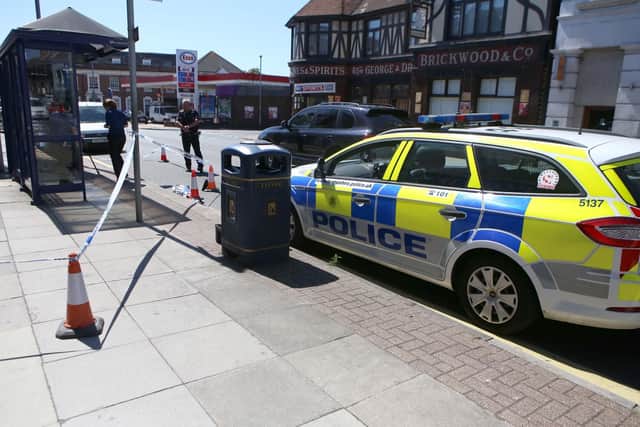 The aftermath of the assault in Kingston Road
Picture: Habibur Rahman