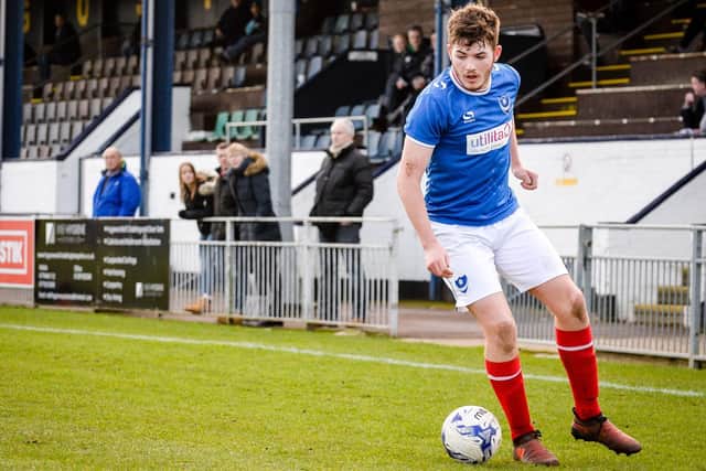 Bradley Lethbridge, here on reserve-team duty, starts for Kenny Jackett's side tonight. Picture: Colin Farmery