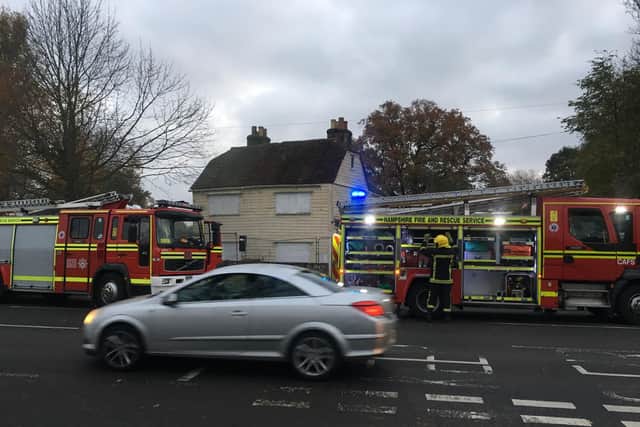 The fire broke out earlier this morning. Picture: Supplied