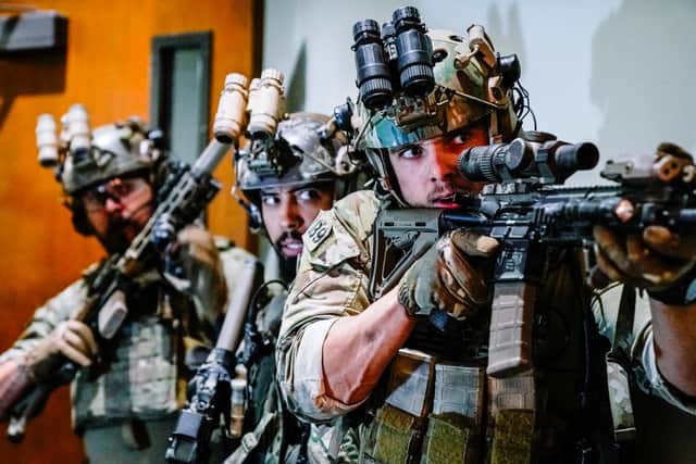 SEAL Team in action.