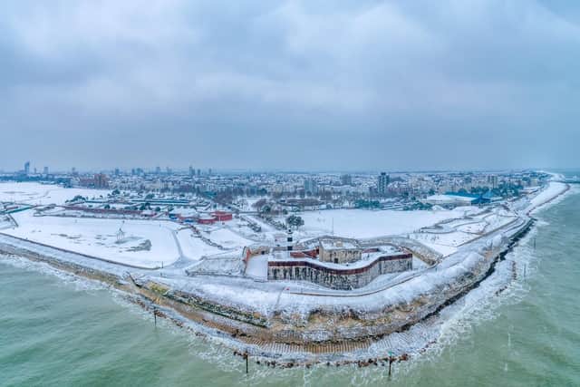 Snowy Aerials of Portsmouth. Picture: Shaun Roster