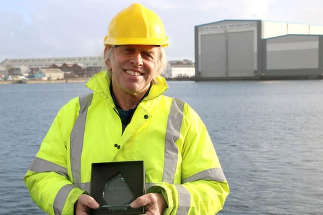 Alan Roblin, who has worked for BAE for 50 years in Portsmouth