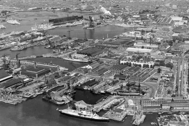 The dockyard in the 1960s Picture: Portsmouth Royal Dockyard Historical Trust