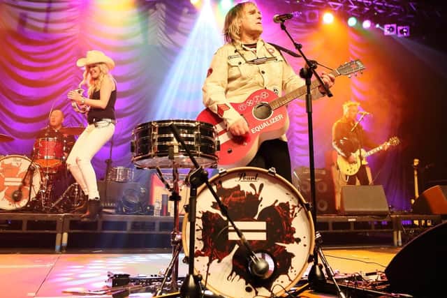 The Alarm live onstage, 2018