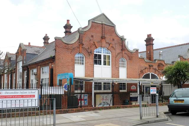 Devonshire Infant School on Francis Avenue