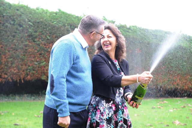 The couple celebrated at The Queens Hotel in Southsea. Picture: Habibur Rahman