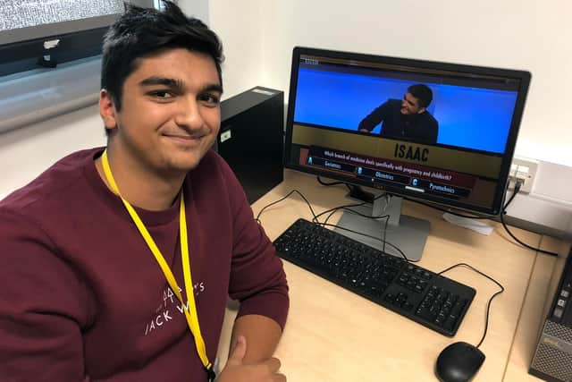 Isaac Garg, 18 from Highbury College. Picture: Adam Nixon