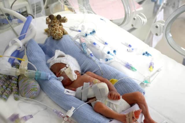 Baby Finley in QA
Picture: Portsmouth Hospitals NHS Trust