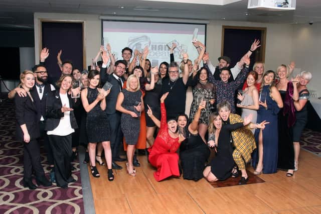 Some of the winners at the Southern Hair & Beauty Awards Picture: Derek Martin Photography