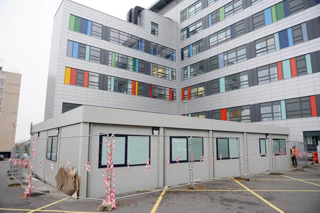 The start of a new discharge lounge.
Picture: Sarah Standing (180833-1265)