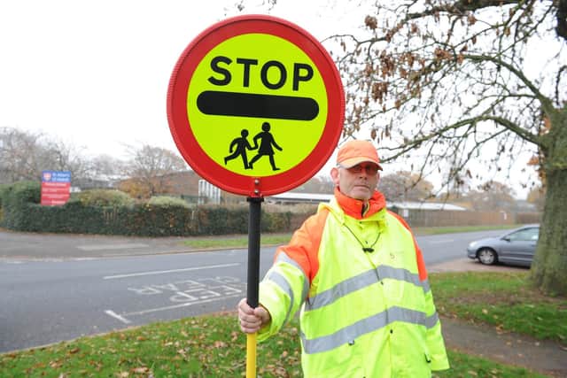 Simon Sellwood outside St Alban's Catholic Primary School, Havant. Picture: Habibur Rahman