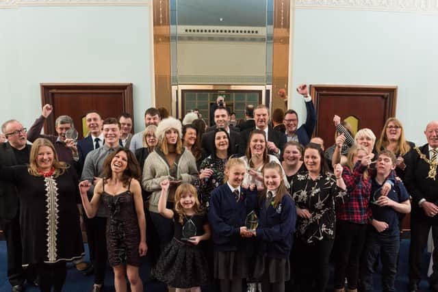 Award winners and hosts from last year. Picture: Vernon Nash