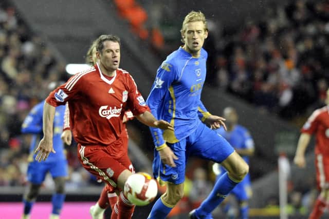 Peter Crouch rejoined Pompey from Liverpool in July 2008.