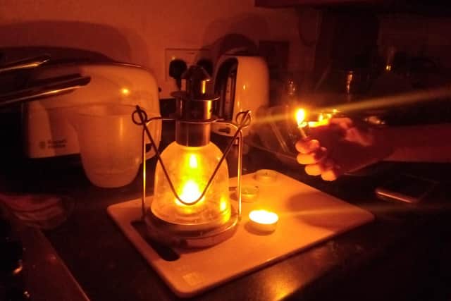 Portsmouth was hit by a blackout last night