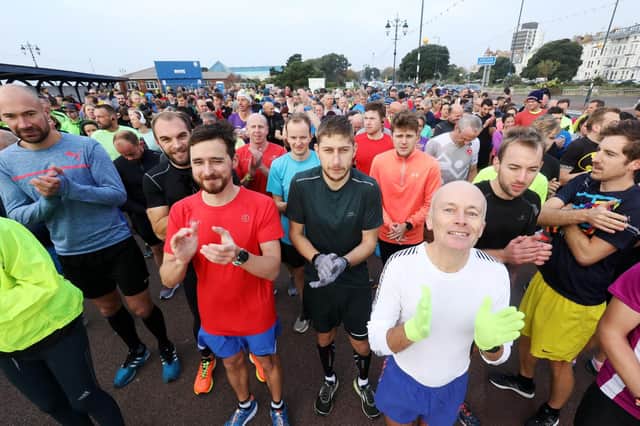 The start of Southsea parkrun. Picture: Chris Moorhouse