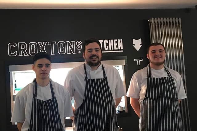Croxtons team: Paul Broggan, Bradley Morley, Jacob Frost.