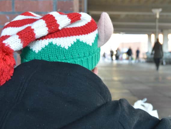 A rough sleeper in Portsmouth. Pitcure: David George