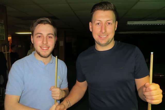 Mark Lloyd, left, with Sean Harvey. Picture: Tim Dunkley