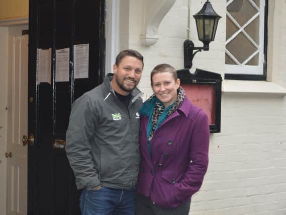 David and Abby Thomson, who recently took over the Alverbank Country House Hotel. Picture: David George