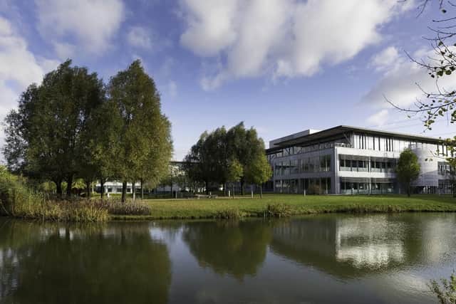 One of the existing buildings at The Solent Business Park