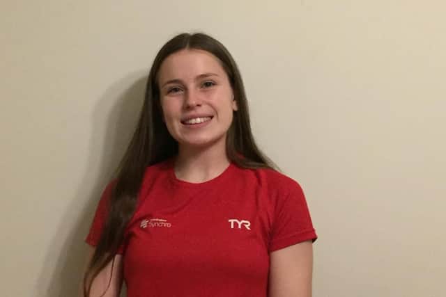 Portsmouth-based synchronised swimming prospect Daisy Gunn