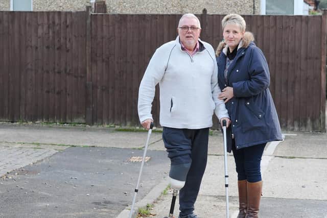 Phil Dyke with his wife Tina