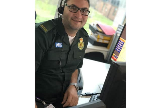 Steve Glew, who was the emergency call taker at our South Central Ambulance Service's clinical co-ordination centre in Otterbourne who took Hayden Whites 999 call.