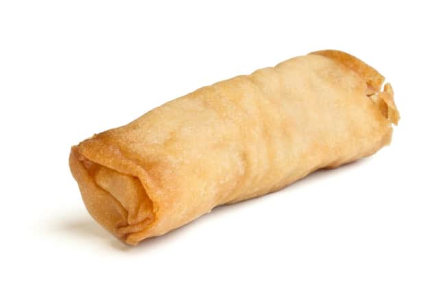 Pancake rolls the size of a loaf of bread.