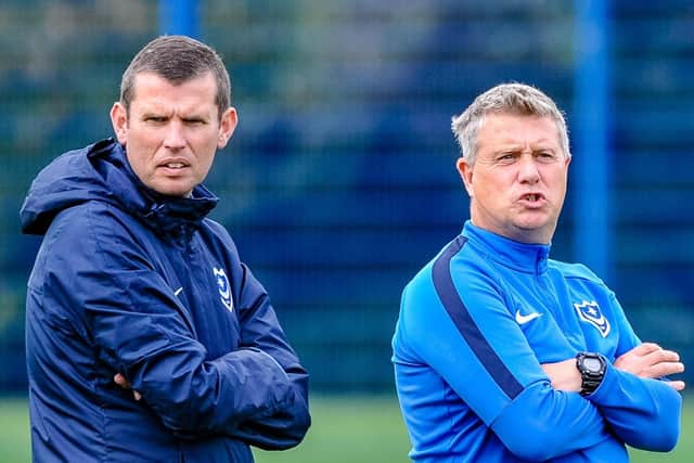Dave Wright, left, and Mark Kelly. Picture: Joe Pepler