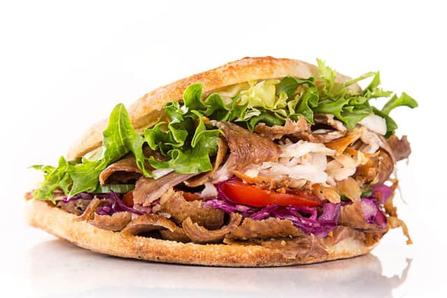 Kebabs delivered to the door.
