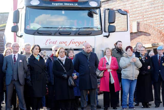 A new getaway for veterans officially opened in Fort Cumberland, Portsmouth, on Monday November 26. It has been created by Forgotten Veterans UK in conjunction with Historic England. Picture: Sarah Standing (180848-9101)