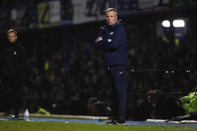 Kenny Jackett's Pompey have a four-point lead over Sunderland at the top of League One. Picture: Joe Pepler