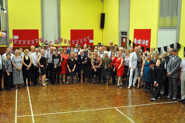 Dancers at the event last month