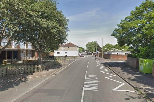 Emergency services were called to Mill Lane, Gosport this morning. Picture: Google Maps