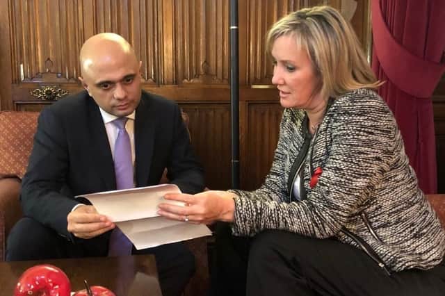 Gosport MP Caroline Dinenage meets with home secretary Sajid Javid about the deaths at Gosport War Memorial Hospital