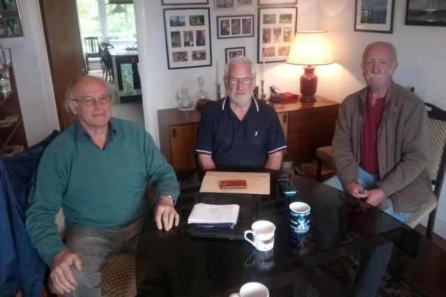 Hayling Island Residents Association members, from left, former engineer Richard Platt, former transport manager Ray Rowsell and Martin Elliot Smith, also a former engineer.