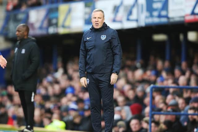 Pompey boss Kenny Jackett. Picture: Joe Pepler