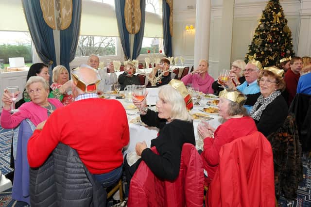 The Fellowship raised their teacups in celebration of the Fellowship. Picture: Sarah Standing