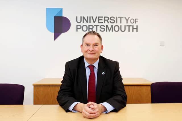 Vice-chancellor of the University of Portsmouth Prof Graham Galbraith.
Picture: Chris Moorhouse