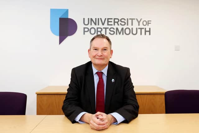 Vice-chancellor of the University of Portsmouth Prof Graham Galbraith. 
Picture: Chris Moorhouse