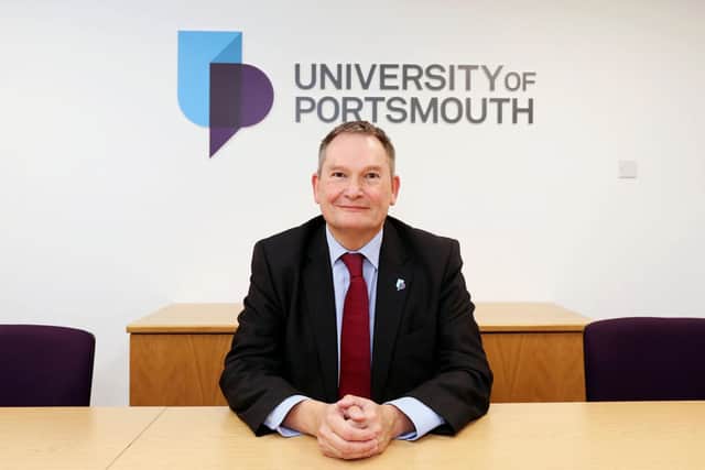 Vice-chancellor of the University of Portsmouth, Prof Graham Galbraith.