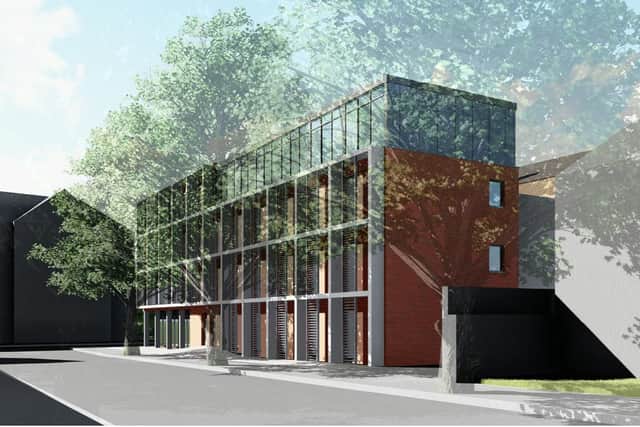 A CGI picture of the new block planned for Kent Street
Picture: PLC Architects