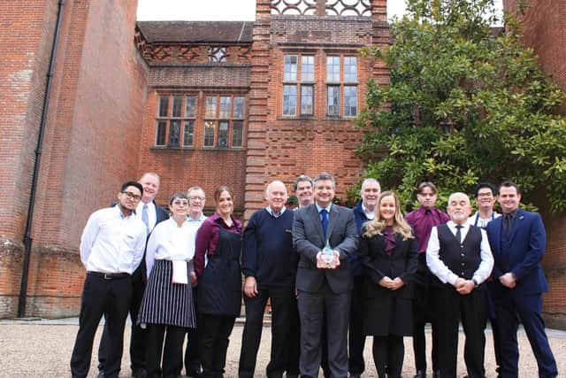 The team at New Place Hotel in the Meon Valley