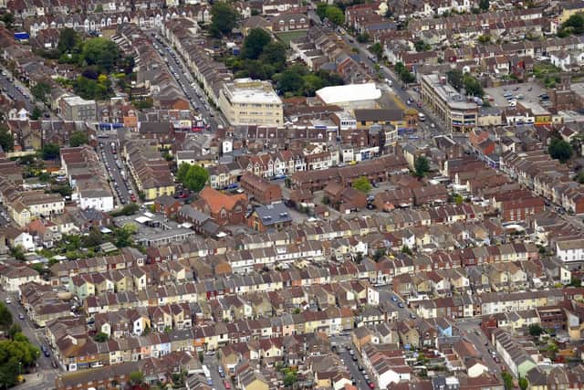 Aerial view of North End, Portsmouth. Picture: Allan Hutchings