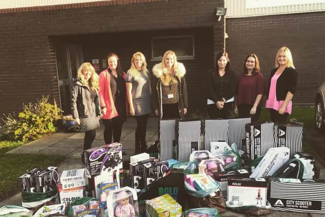 Lead Forensics in Portsmouth raised funds and gave presents to Southern Domestic Abuse Service