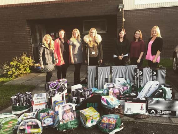 Lead Forensics in Portsmouth raised funds and gave presents to Southern Domestic Abuse Service
