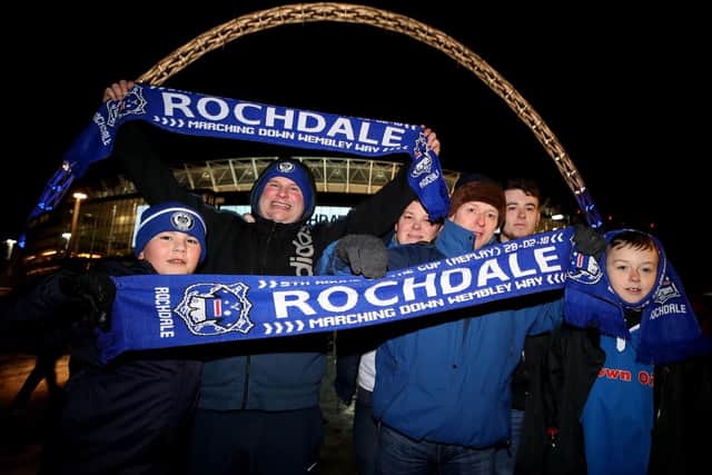Rochdale's average attendance this season is 3,304, which is 32.2% of the Spotland Stadium's full capacity.