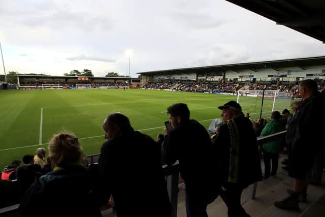 Burton's average attendance this season is 3,217, which is 46.5% of The Pirelli Staidum's full capacity.