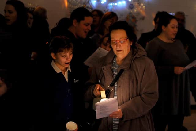 Visitors said the carols by candle light were a magical experience